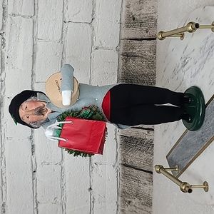 Byers' Choice Carolers 2003 Victorian Grandparent Shopper Vintage
